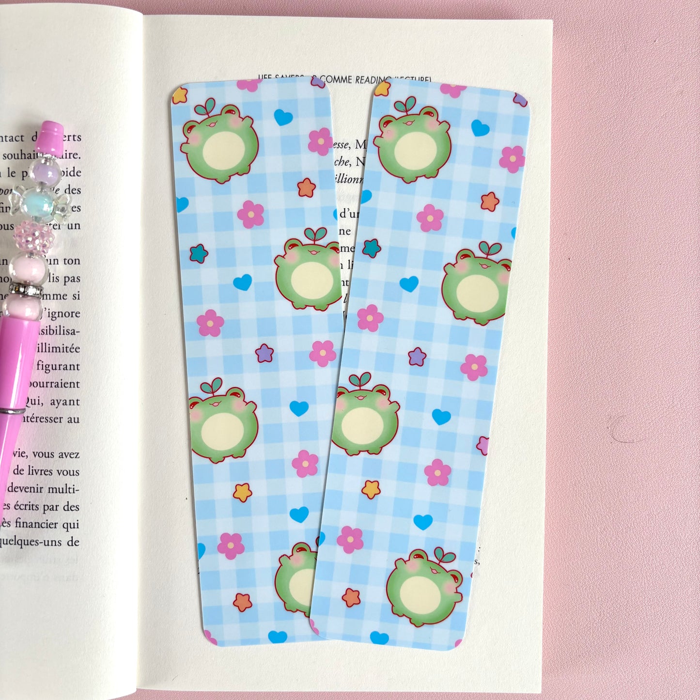 Double-sided Bookmark Frog