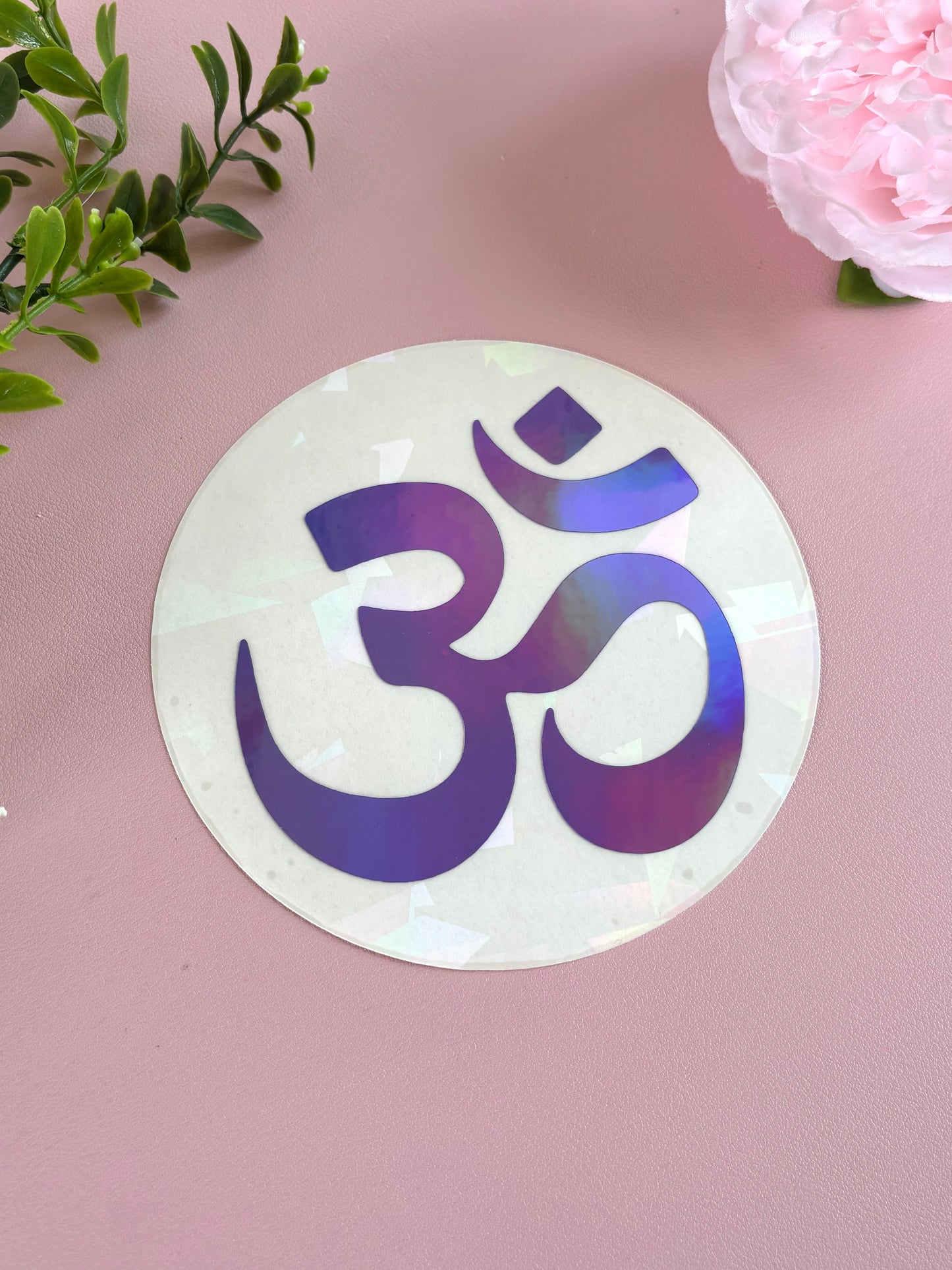 Suncatcher Sticker - OM Symbol