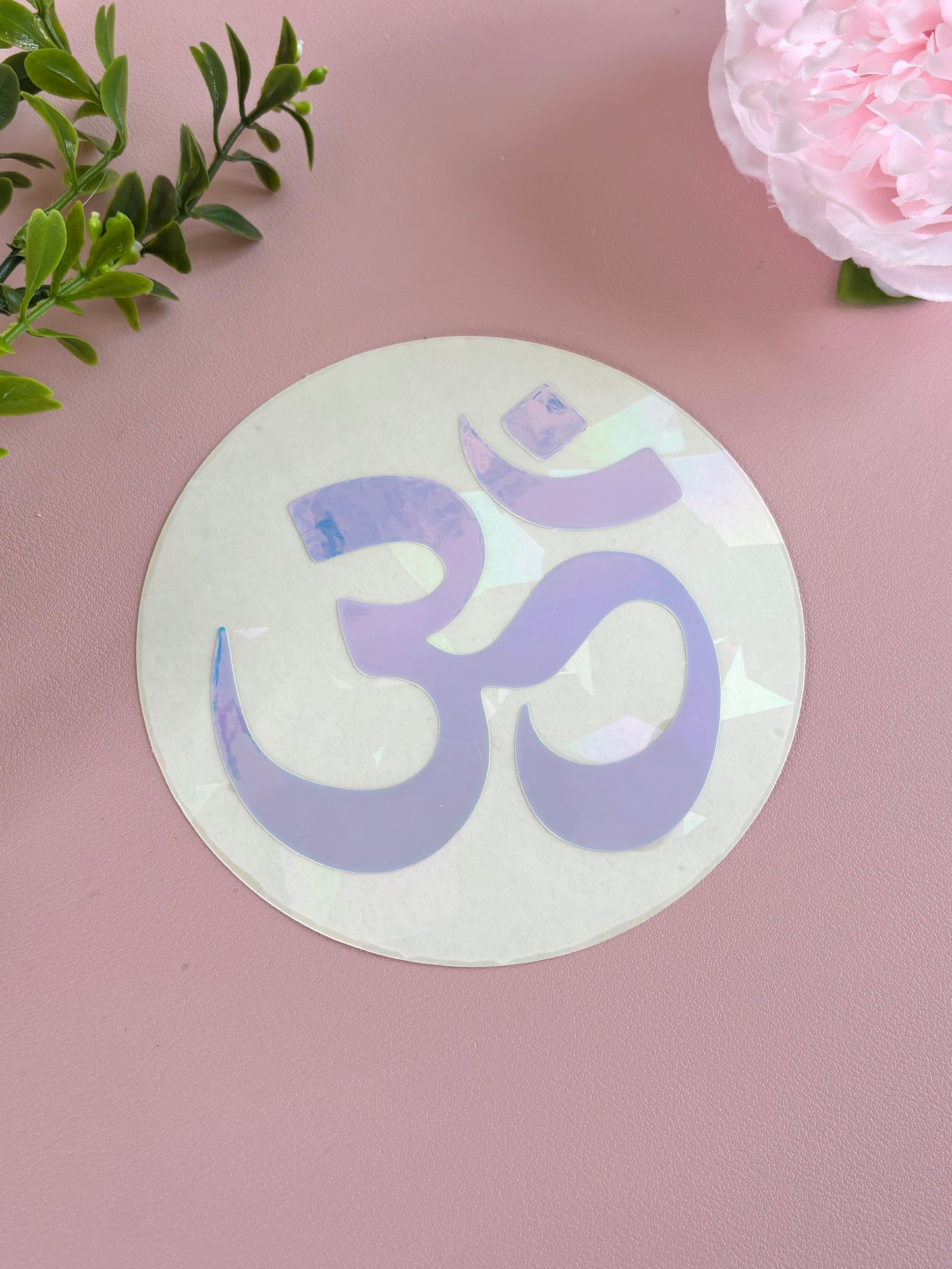 Suncatcher Sticker - OM Symbol