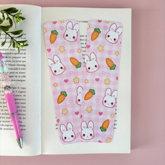 Double-sided Bookmark Bunny