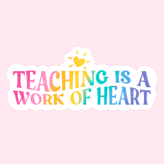 Teacher Quote Die Cut Sticker